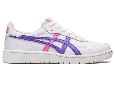 Tenis Netball Asics Japan S Niños Blancos Morados | MX0620-053