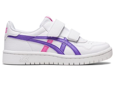 Tenis Netball Asics Japan S Niños Blancos Morados | MX3239-032