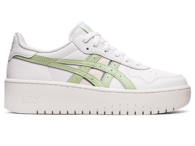 Tenis Netball Asics Japan S PF Mujer Blancos Verdes Claro | MX5121-774