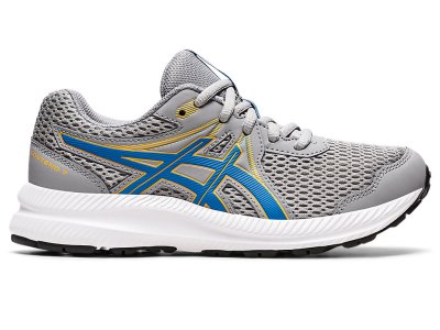 Tenis Para Correr Asics Contend 7 Niños Grises Azules | MX6907-782