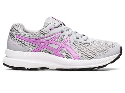 Tenis Para Correr Asics Contend 7 Niños Grises Lavanda | MX7909-695