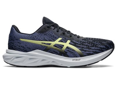 Tenis Para Correr Asics Dynablast 2 Hombre Negros Amarillos | MX2387-346