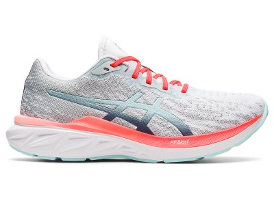 Tenis Para Correr Asics Dynablast 2 Mujer Blancos Azules | MX0337-917