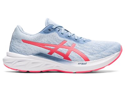 Tenis Para Correr Asics Dynablast 2 Mujer Azules Claro Coral | MX8515-418