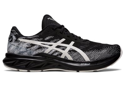 Tenis Para Correr Asics Dynablast 3 Hombre Negros Blancos | MX0262-047