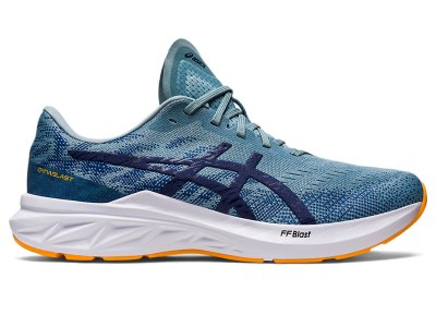 Tenis Para Correr Asics Dynablast 3 Hombre Grises Claro Azules | MX5548-796