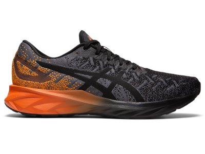 Tenis Para Correr Asics Dynablast Hombre Negros Dorados Naranjas | MX5529-876