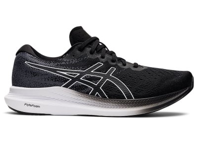 Tenis Para Correr Asics Evoride 3 Hombre Negros Blancos | MX4672-753