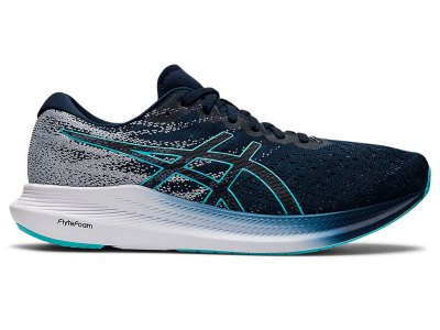 Tenis Para Correr Asics Evoride 3 Hombre Azules Verde Menta | MX8176-814