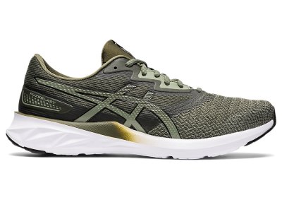 Tenis Para Correr Asics Fuzeblast Hombre Verde Oliva Negros | MX9657-195