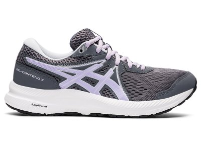 Tenis Para Correr Asics Gel-contend 7 (D) Mujer Grises Morados | MX0145-208