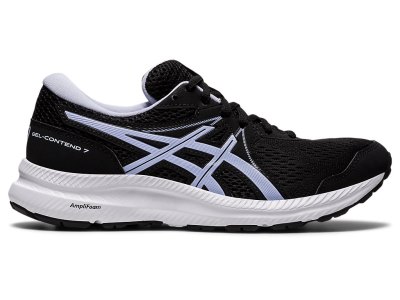 Tenis Para Correr Asics Gel-contend 7 (D) Mujer Negros Morados | MX7228-935