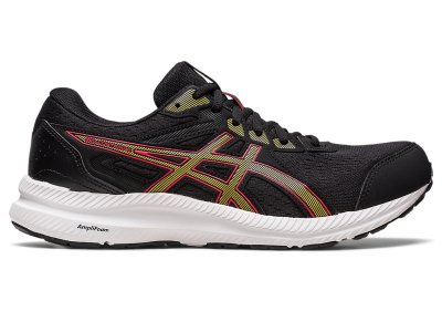 Tenis Para Correr Asics Gel-contend 8 Hombre Negros Verde Oliva | MX2678-079