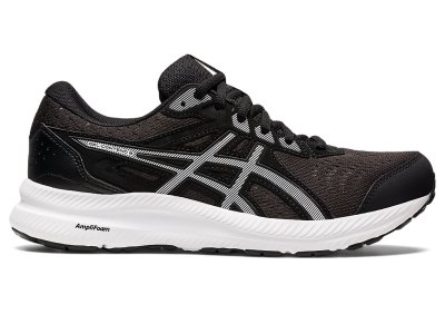 Tenis Para Correr Asics Gel-contend 8 Mujer Negros Blancos | MX0524-969