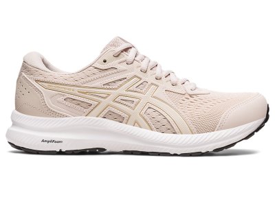 Tenis Para Correr Asics Gel-contend 8 Mujer Beige Creme | MX5587-619