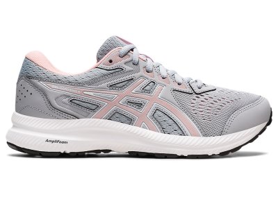 Tenis Para Correr Asics Gel-contend 8 Mujer Grises Rosas | MX7989-869