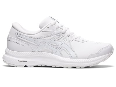 Tenis Para Correr Asics Gel-contend Walker Mujer Blancos Blancos | MX1700-391