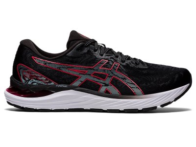 Tenis Para Correr Asics Gel-cumulus 23 Hombre Negros Rojos | MX7249-680