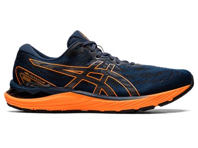 Tenis Para Correr Asics Gel-cumulus 23 Hombre Azules Naranjas | MX9815-455