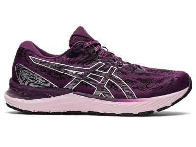 Tenis Para Correr Asics Gel-cumulus 23 Mujer Morados Oscuro Plateados | MX0118-765