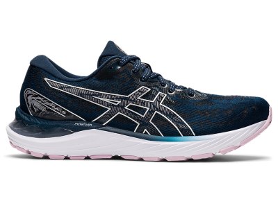 Tenis Para Correr Asics Gel-cumulus 23 Mujer Azules Plateados | MX0276-689