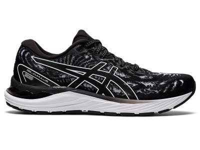 Tenis Para Correr Asics Gel-cumulus 23 Mujer Negros Blancos | MX6703-651