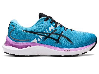 Tenis Para Correr Asics Gel-cumulus 24 Ekiden Mujer Turquesa Claro Negros | MX8491-445