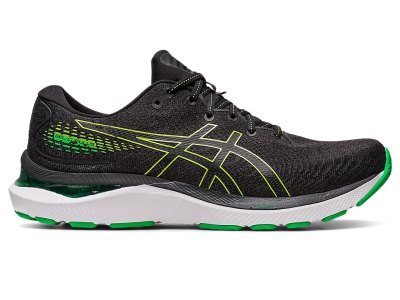 Tenis Para Correr Asics Gel-cumulus 24 Hombre Negros Verdes Claro | MX4127-686