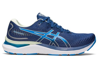 Tenis Para Correr Asics Gel-cumulus 24 Hombre Negros Azules Azules | MX4603-139