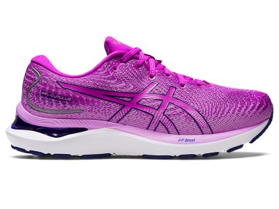 Tenis Para Correr Asics Gel-cumulus 24 Mujer Morados Azules | MX2234-523