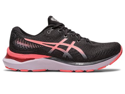 Tenis Para Correr Asics Gel-cumulus 24 Mujer Negros Coral | MX2696-241