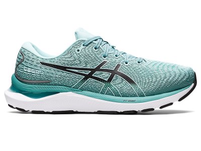 Tenis Para Correr Asics Gel-cumulus 24 Mujer Verdes Negros | MX6515-804