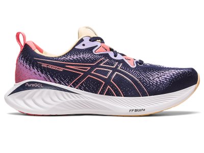 Tenis Para Correr Asics Gel-cumulus 25 Mujer Negros Coral | MX2015-567