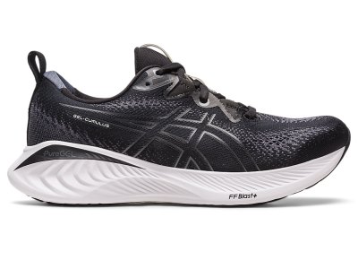 Tenis Para Correr Asics Gel-cumulus 25 Mujer Negros Blancos | MX9970-450