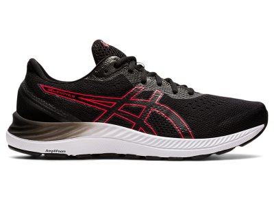 Tenis Para Correr Asics Gel-eXCite 8 Hombre Negros Rojos | MX7078-616