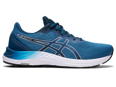 Tenis Para Correr Asics Gel-eXCite 8 Hombre Azules Blancos | MX9503-261