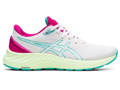 Tenis Para Correr Asics Gel-eXCite 8 Mujer Blancos Verdes | MX2253-694