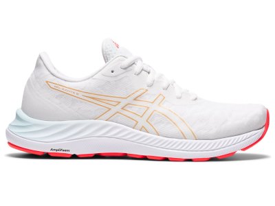 Tenis Para Correr Asics Gel-eXCite 8 Mujer Blancos Amarillos | MX5436-870