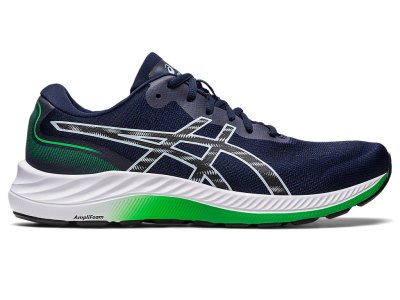 Tenis Para Correr Asics Gel-eXCite 9 Hombre Negros Azules | MX0110-934