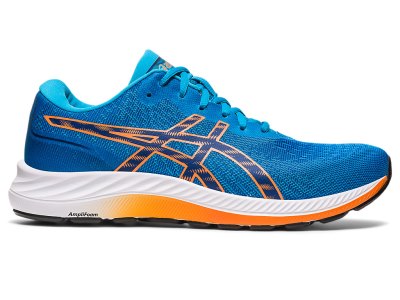 Tenis Para Correr Asics Gel-eXCite 9 Hombre Azules Naranjas | MX2723-144