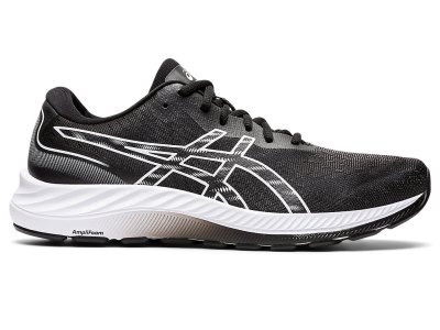 Tenis Para Correr Asics Gel-eXCite 9 Hombre Negros Blancos | MX5392-709