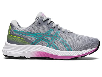 Tenis Para Correr Asics Gel-eXCite 9 Mujer Grises Verdes | MX2429-893