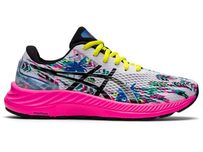 Tenis Para Correr Asics Gel-eXCite 9 Mujer Blancos Negros | MX9201-814