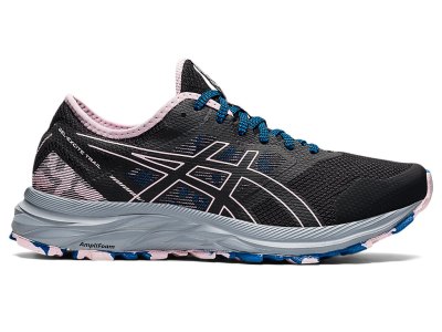 Tenis Para Correr Asics Gel-eXCite Trail Mujer Negros Rosas | MX2994-304