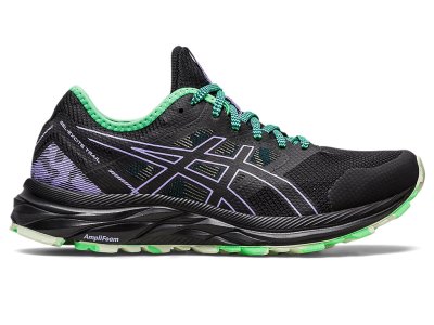 Tenis Para Correr Asics Gel-eXCite Trail Mujer Negros Morados | MX4330-624