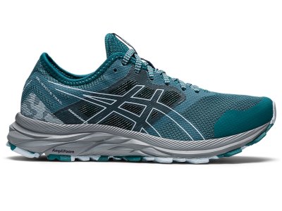 Tenis Para Correr Asics Gel-eXCite Trail Mujer Azules Claro Verdes Oscuro | MX6056-233