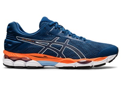 Tenis Para Correr Asics Gel-glorify 4 Hombre Azules Blancos | MX5556-459