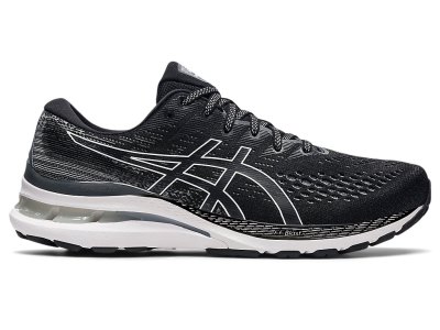 Tenis Para Correr Asics Gel-kayano 28 (4E) Hombre Negros Blancos | MX5052-495