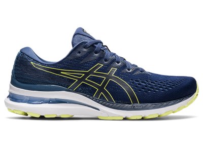 Tenis Para Correr Asics Gel-kayano 28 Hombre Azules Amarillos | MX7917-969