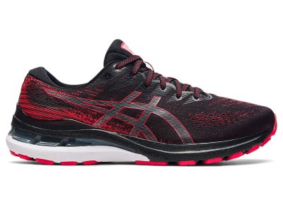 Tenis Para Correr Asics Gel-kayano 28 Hombre Negros Rojos | MX9751-663